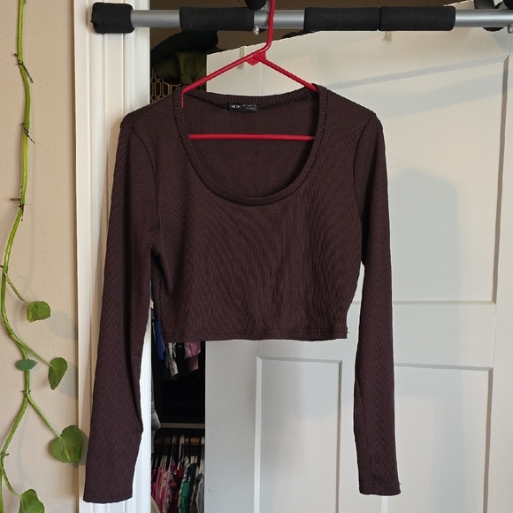 SHEIN Colorful Crop Tops Collection - Black, Brown, White, Orange - Picture 2 of 15